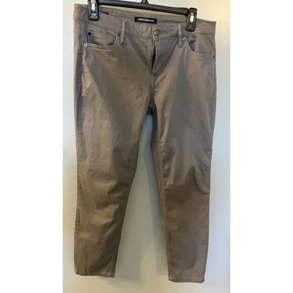 Calvin Klein Denim - Calvin Klein Jeans Womens 8 Ankle Skinny Stretch Gray Low Rise Medium Wash